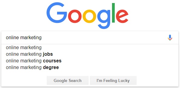 Gebruik Google Suggest voor je zoekwoordenonderzoek.