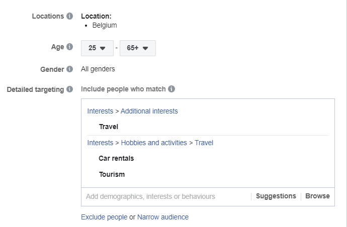 Ontdek de targetingopties van Facebook om je doelgroep te vergroten.
